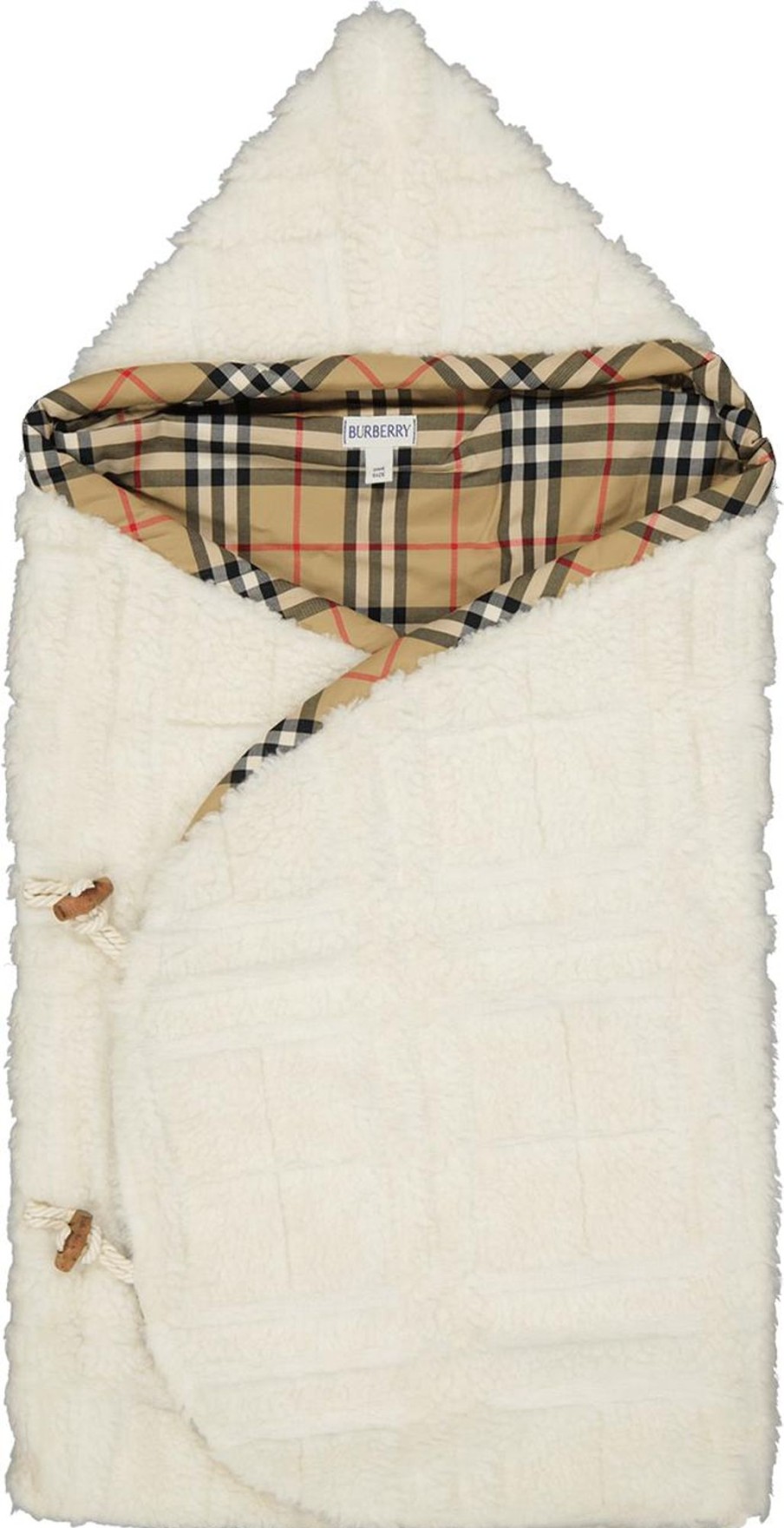 Kids Burberry Schoentjes | Burberry Burberry Baby Unisex Accessoire Off White Wit