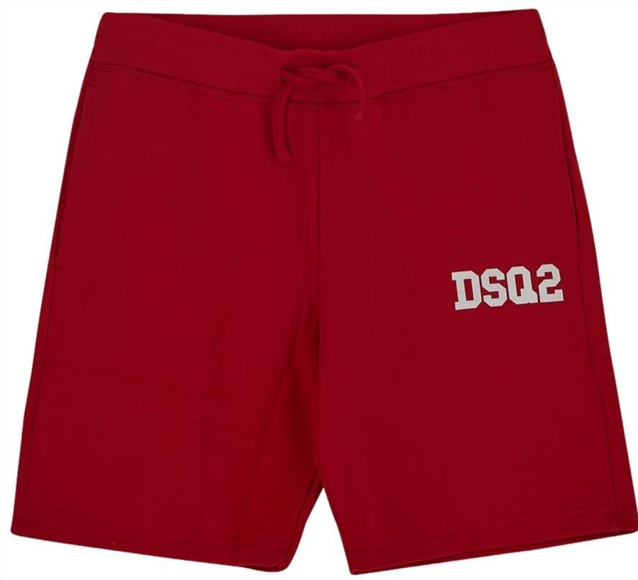 Kids Dsquared2 Shorts | Dsquared2 Logo Sweatshorts Rood