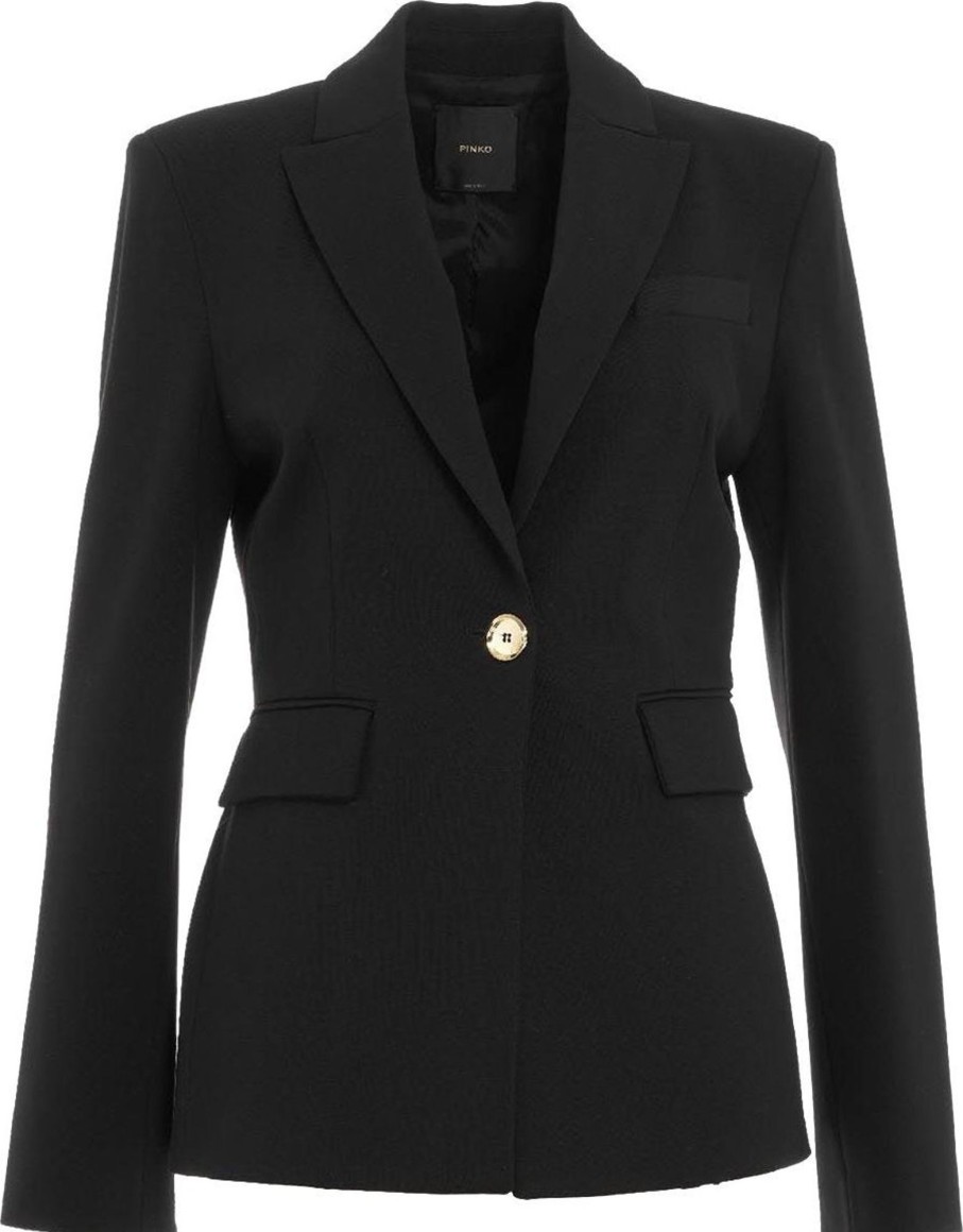 Dames Pinko | Pinko Blazer "Gianburrasca" Zwart