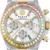 Dames Philipp Plein | Philipp Plein Pwsba0523 Nobile Lady Horloge 38 Mm Zilver