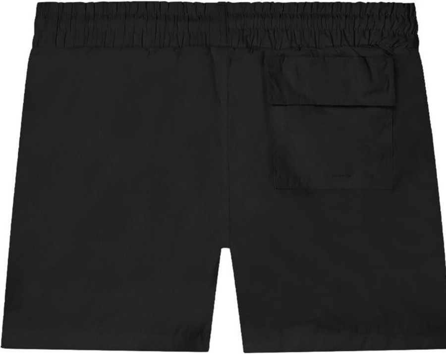 Heren Malelions | Malelions Atlanta Swimshort - Black/Turquoise Zwart