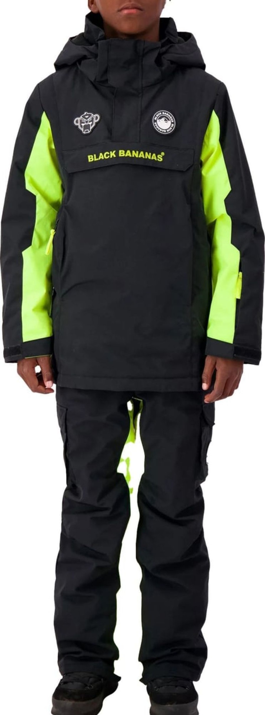 Kids Black Bananas Jassen | Black Bananas Jr Everest Jacket Zwart