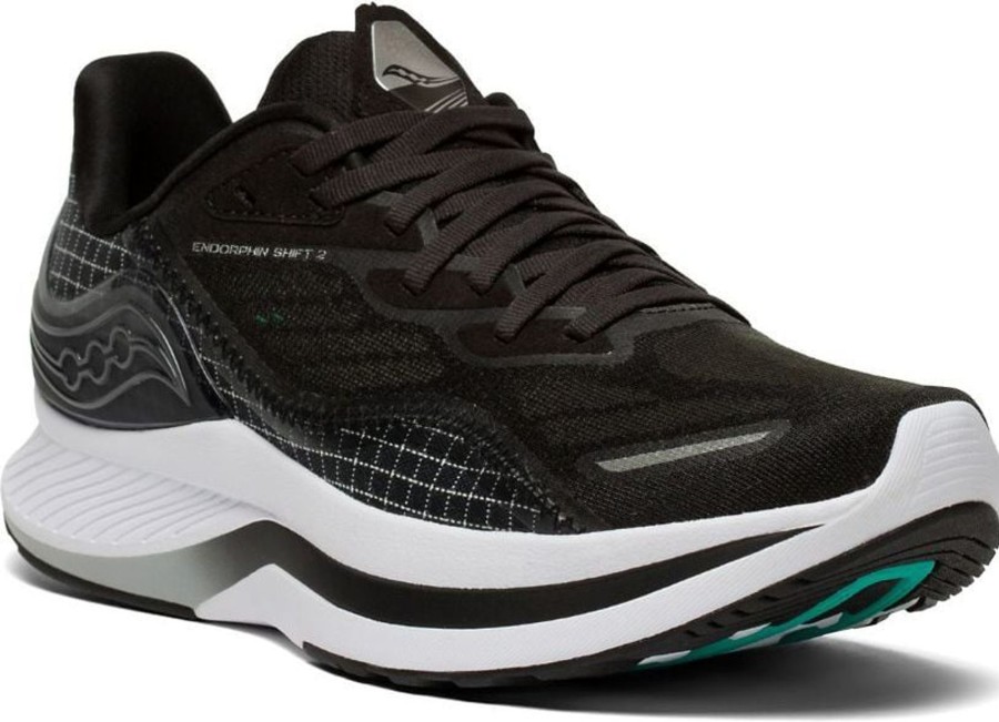 Dames Saucony | Saucony Endorphin Shift 2 Black/White Zwart