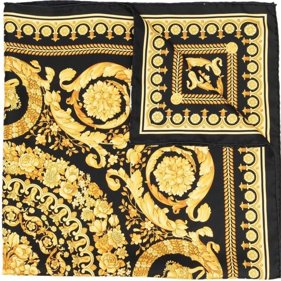 Dames Versace | Versace Scarfs Black Black Zwart