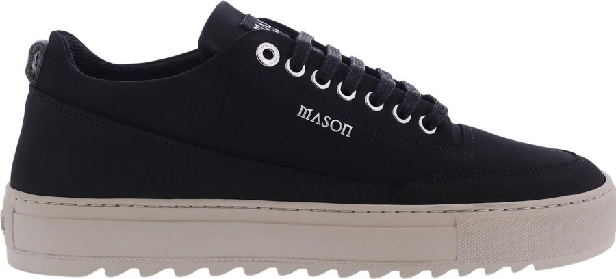 Heren Mason Garments | Mason Garments Sneaker Zwart Zwart