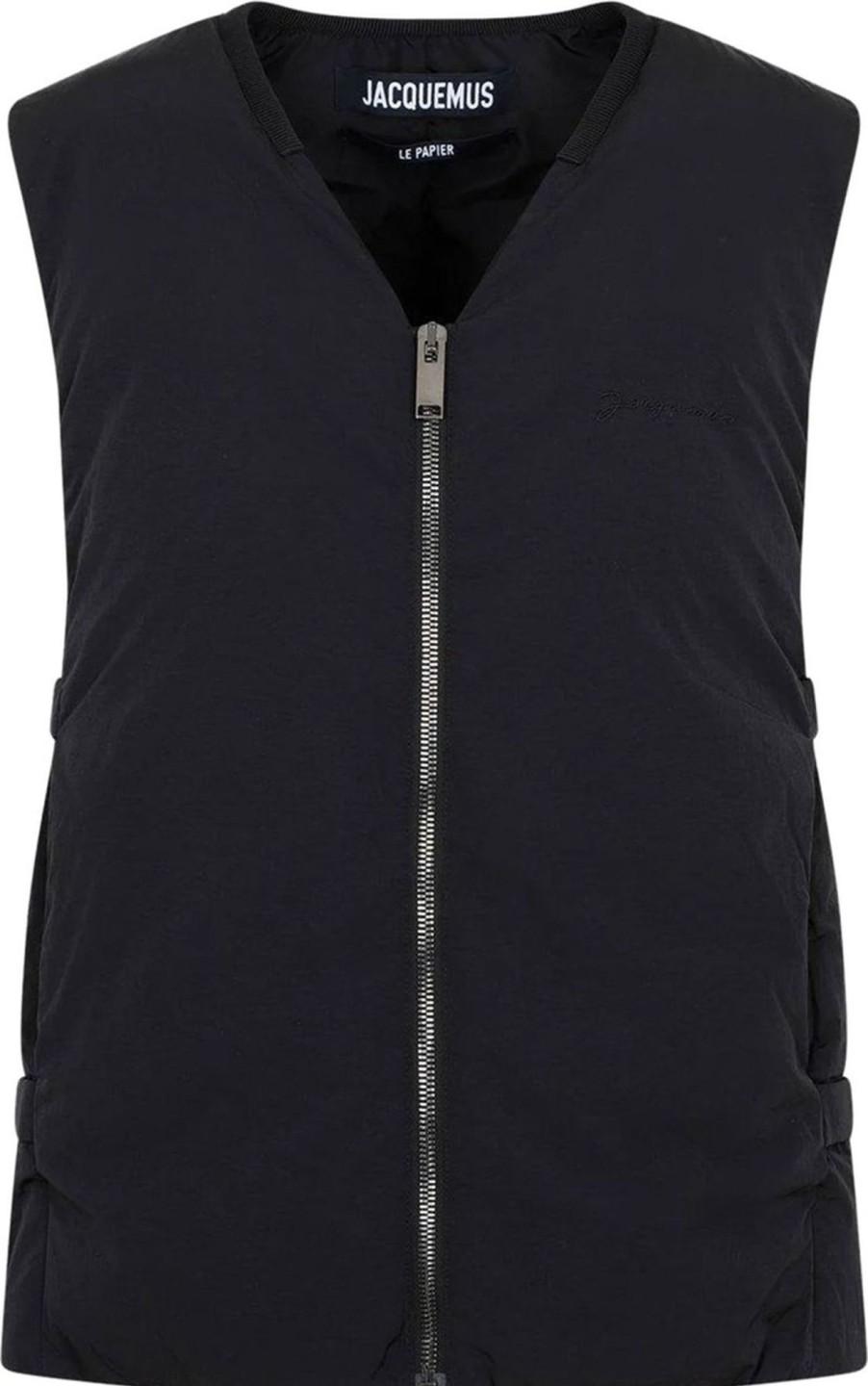 Heren Jacquemus | Jacquemus Le Gilet Carozzu Zwart