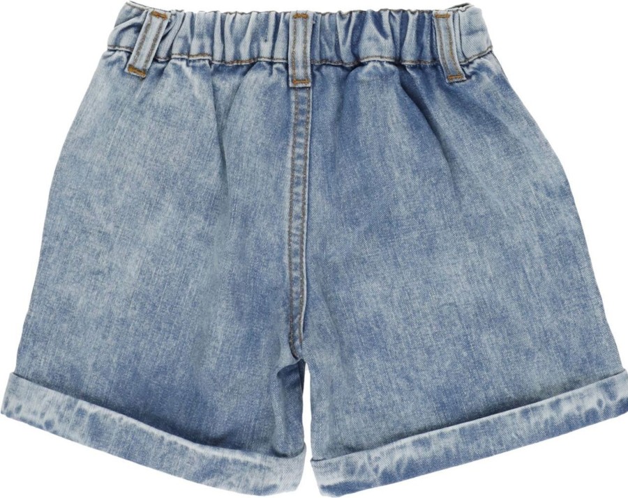 Kids Balmain Shorts | Balmain Shorts Light Light Blue Blauw