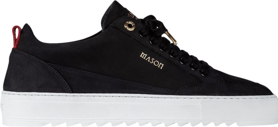 Heren Mason Garments | Mason Garments Sneaker Zwart Zwart