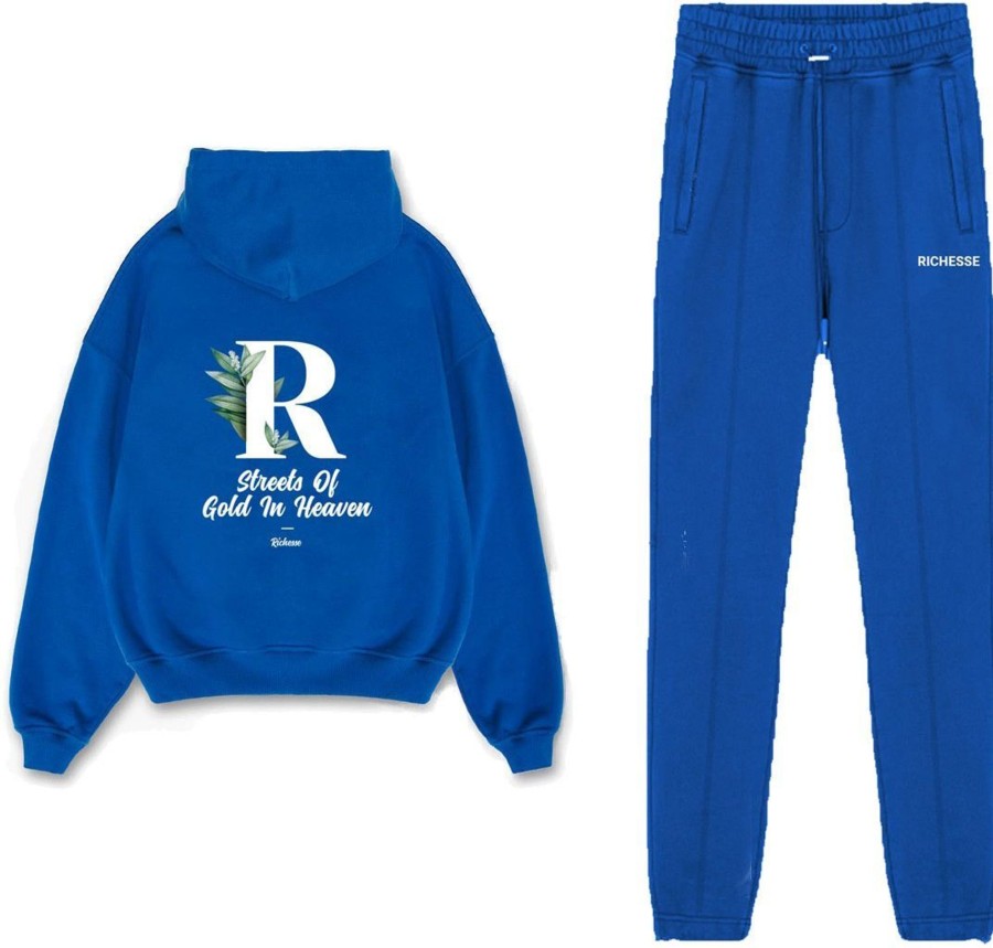 Heren Richesse | Richesse Heaven Tracksuit Blauw Blauw