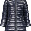 Kids Moncler Tassen | Moncler Moncler Kinder Meisjes Jas Navy Blauw