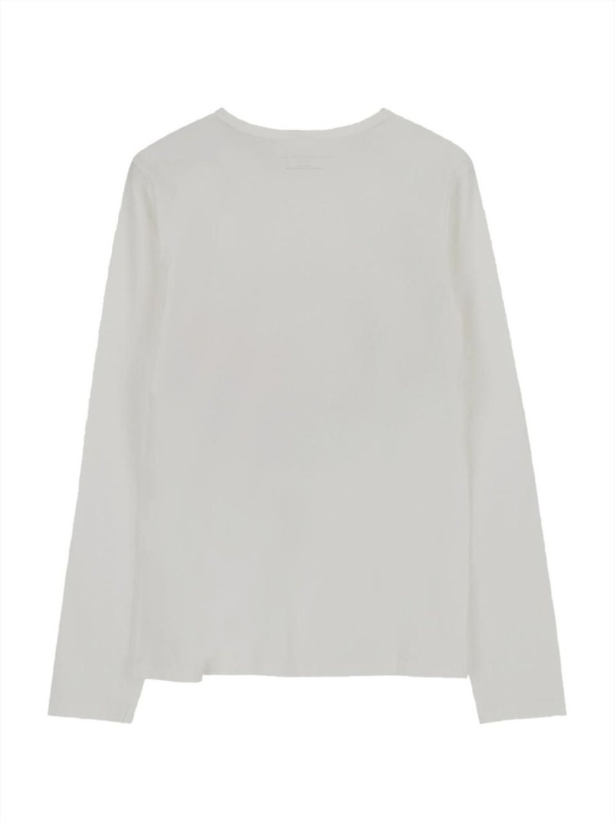 Kids Stella McCartney Tops | Stella Mccartney Cotton T-Shirt Wit