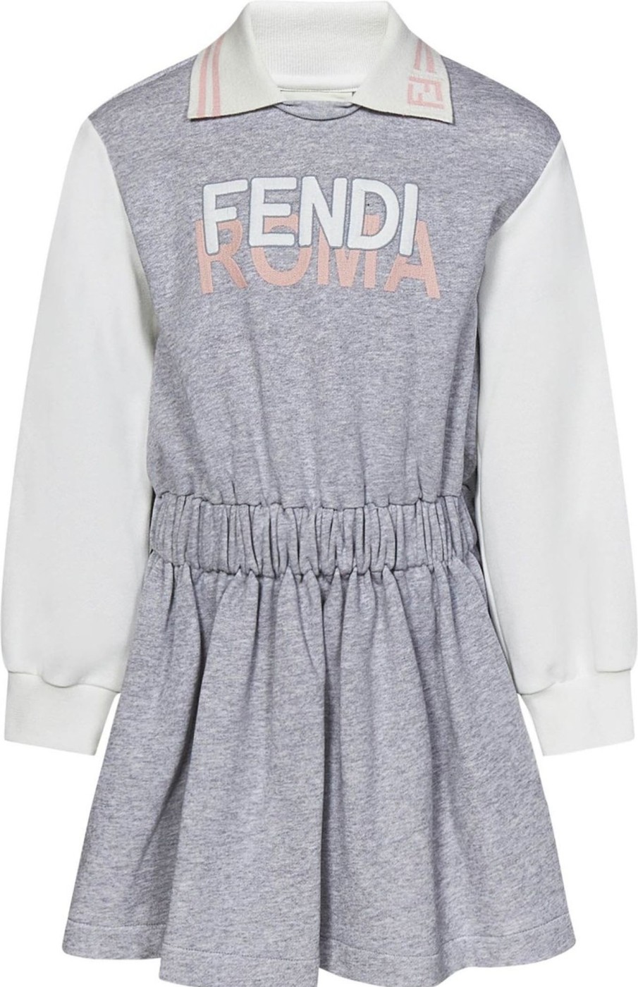 Kids Fendi Jurken | Fendi Fendi Kids Dresses Grey Grijs