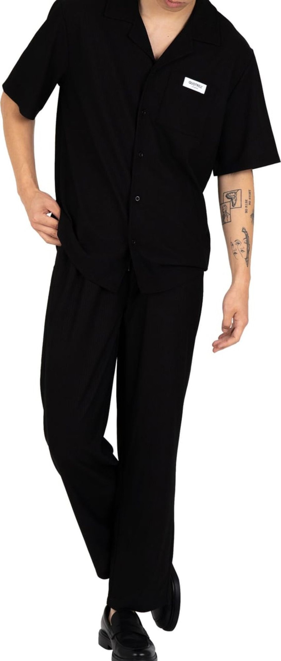 Heren Quotrell | Quotrell Quotrell Couture - Avignon Pants | Black Zwart