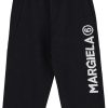 Kids MM6 Maison Margiela Broeken | Mm6 Maison Margiela Cotton Logo Sweatpants Zwart