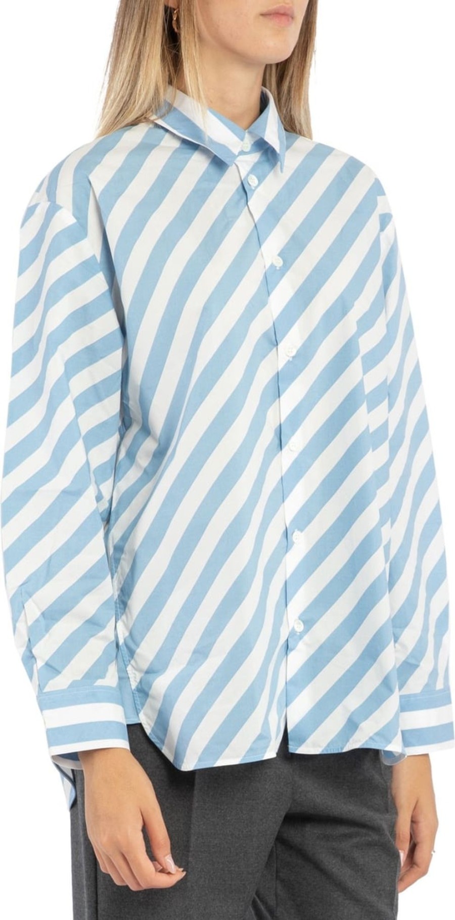 Dames A.P.C. | A.P.C. A.P.C. Shirts Light Blue Blauw