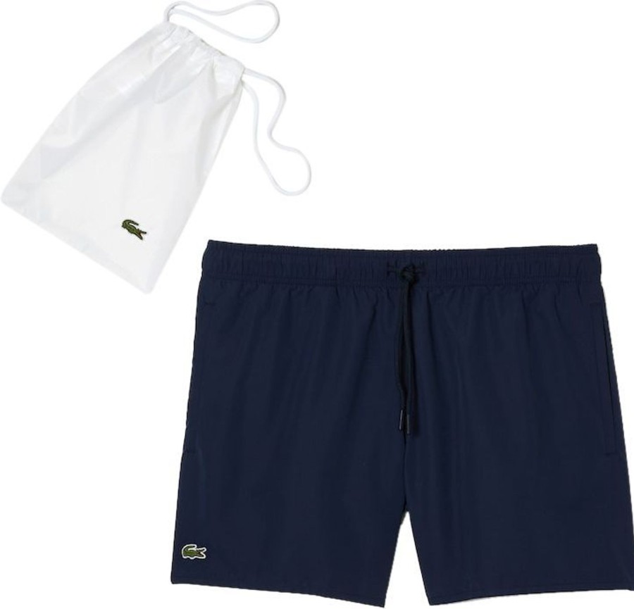 Heren Lacoste | Lacoste Swimming Trunks Navy Blue Blauw