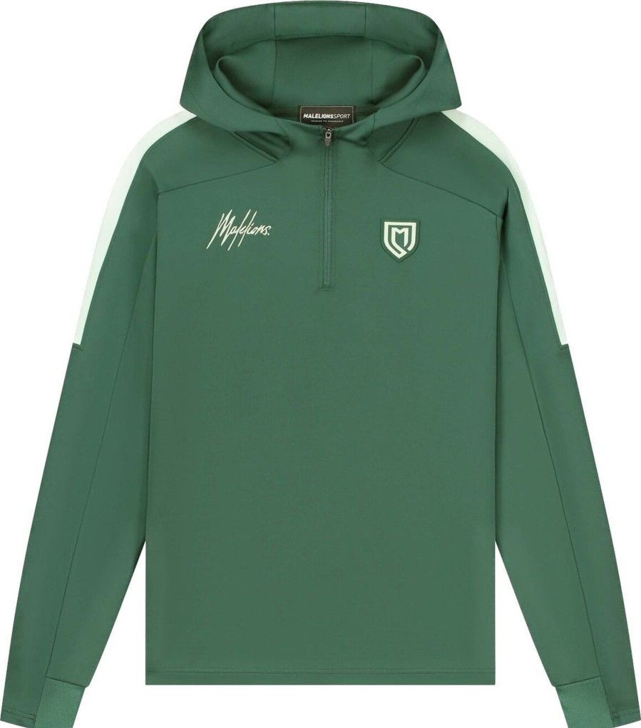 Heren Malelions | Malelions Sport Fielder Hoodie - Green/Mint Groen