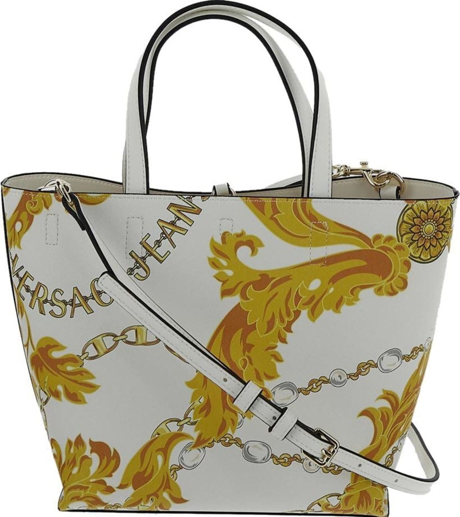 Dames Versace Jeans Couture | Versace Jeans Couture Reversible Shopping Bag Zwart