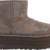 Dames UGG | Ugg W Classic Mini Platform Grijs