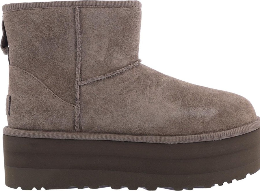 Dames UGG | Ugg W Classic Mini Platform Grijs