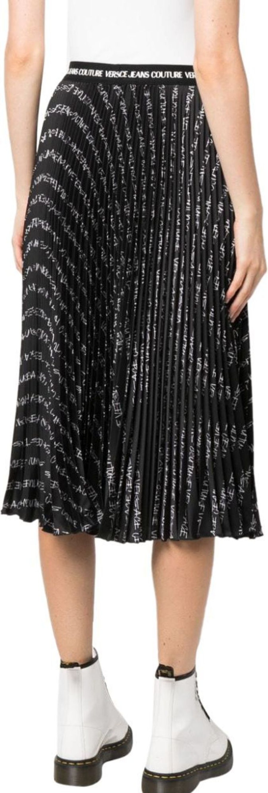 Dames Versace Jeans Couture | Versace Jeans Couture Versace Jeans Couture Skirts Black Zwart