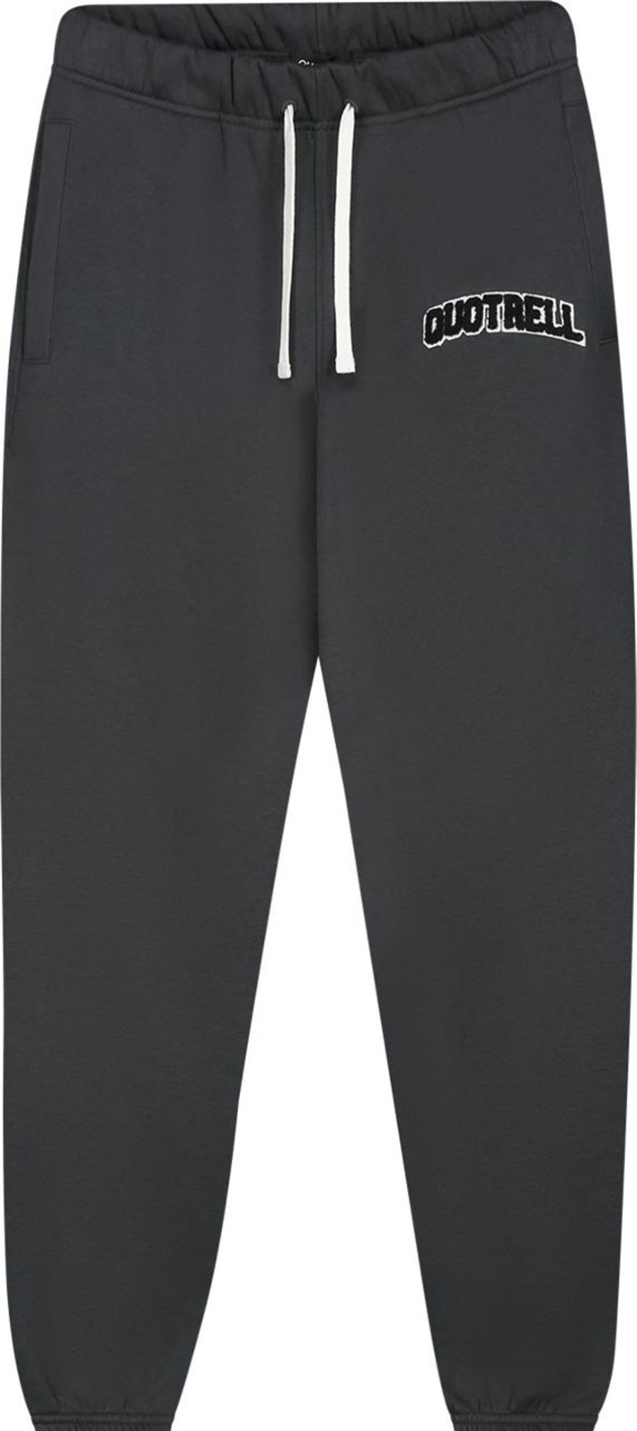 Heren Quotrell | Quotrell University Pants | Anthracite/White Zwart