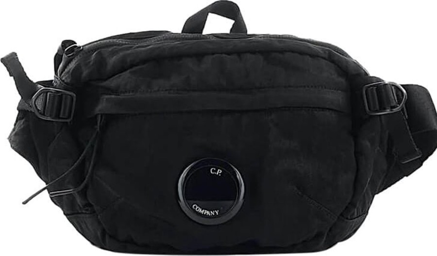 Heren CP Company | Cp Company C.P. Company Nylon B Black Crossbody Bag Black Zwart