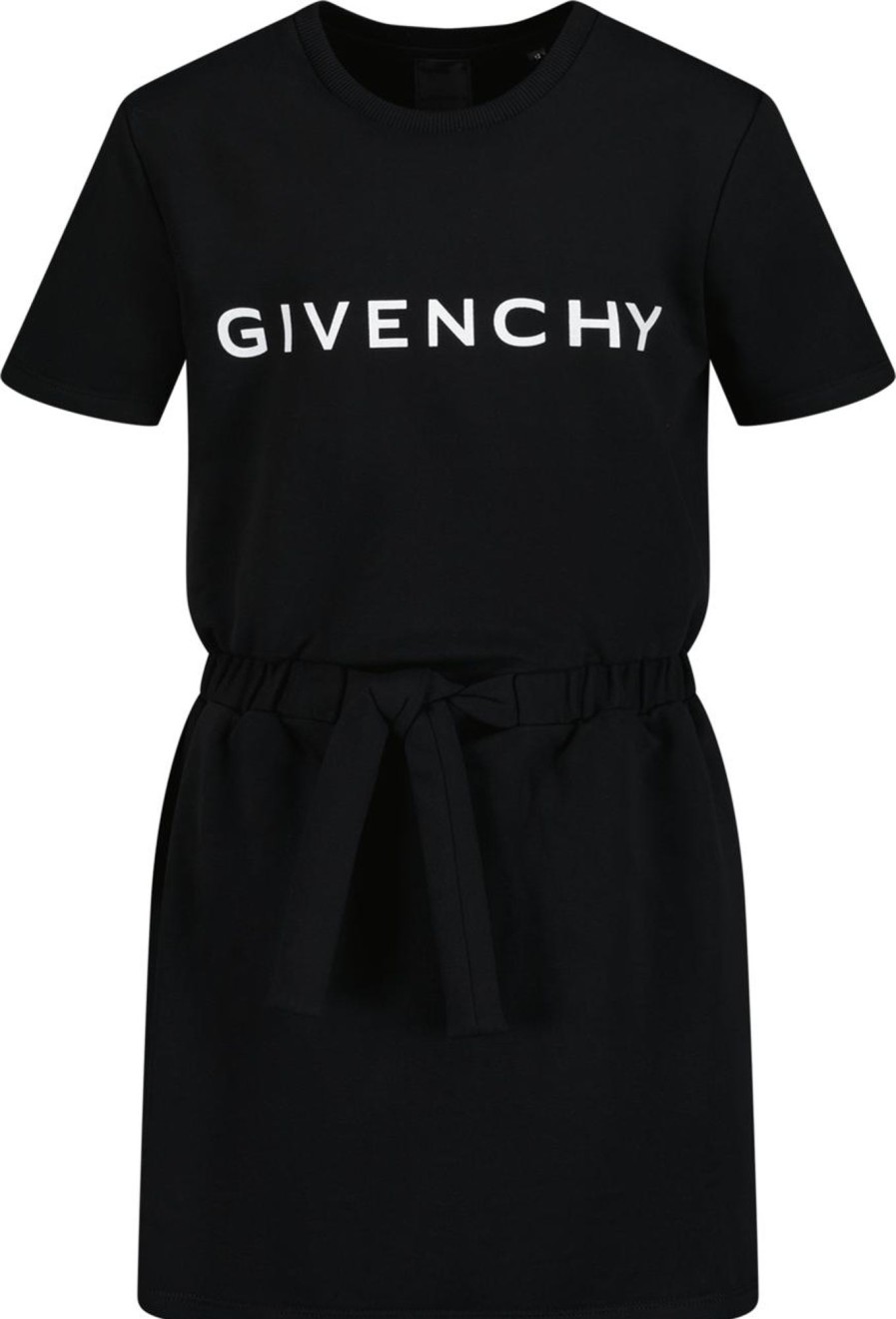 Kids Givenchy Jurken | Givenchy Givenchy Kinder Meisjes Jurk Zwart Zwart