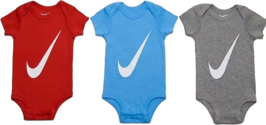 Kids Nike Sets | Nike Body Kid Nhn Swoosh 3 Pack S/S Ln0272.U10 Divers