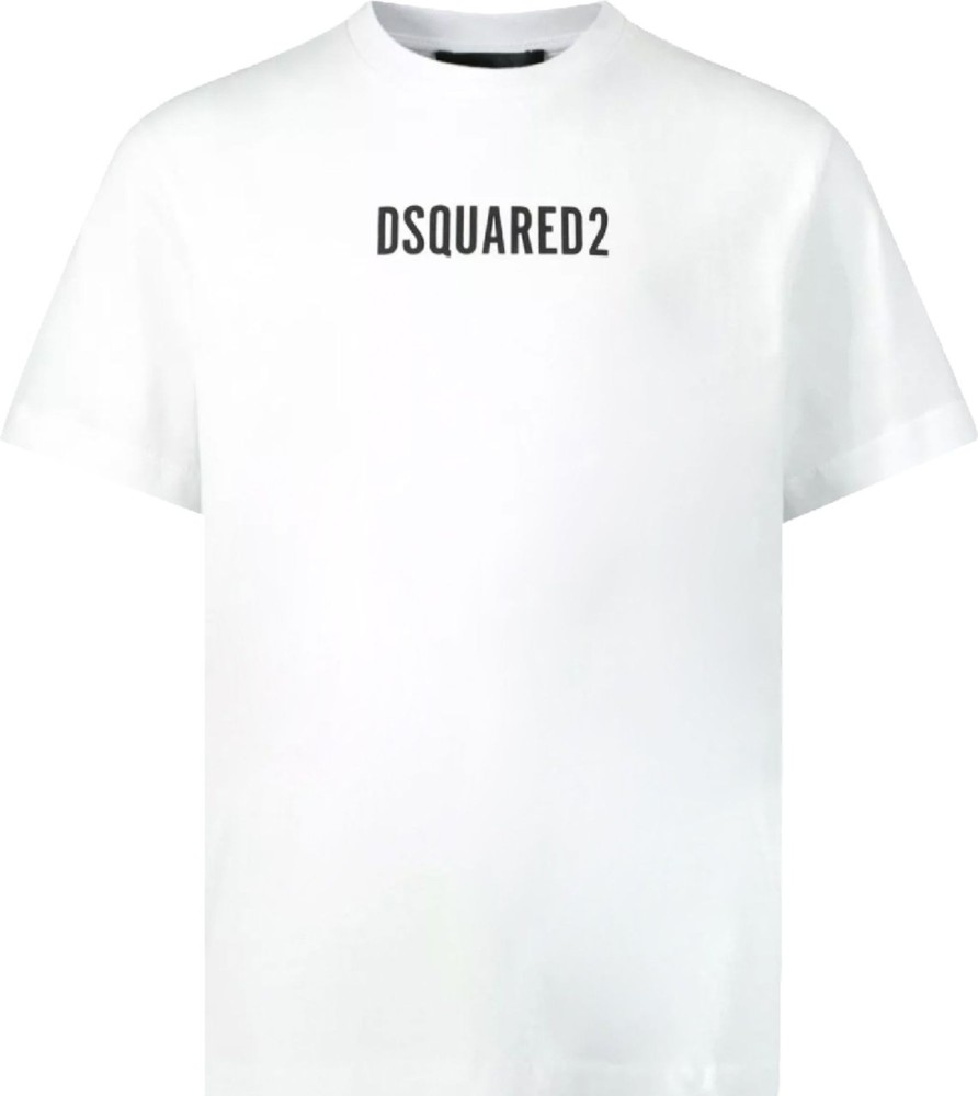 Kids Dsquared2 T-Shirts | Dsquared2 Relax Maglietta T-Shirt Wit