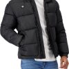 Heren Black Bananas | Black Bananas Ghost Puffer Jacket Zwart