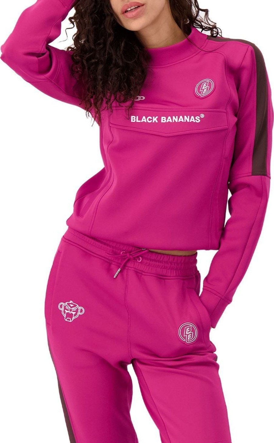 Dames Black Bananas | Black Bananas Miami Tracktop Roze