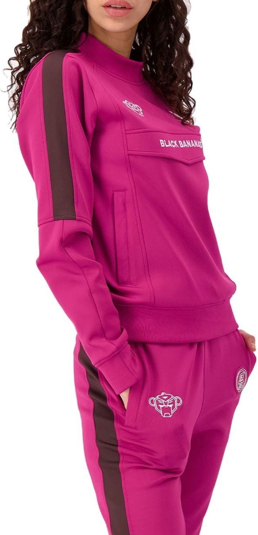 Dames Black Bananas | Black Bananas Miami Tracktop Roze