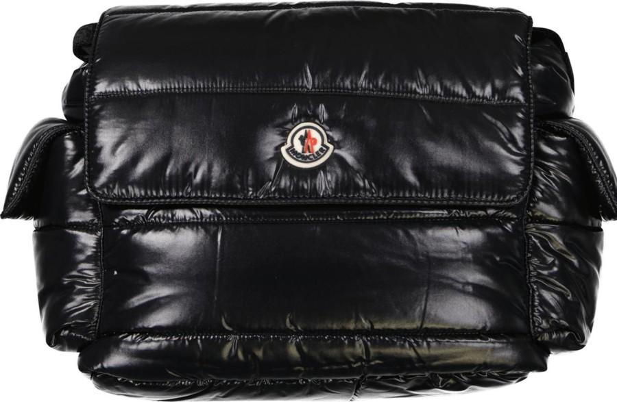 Kids Moncler Accessoires | Moncler Moncler Luiertas Zwart Zwart