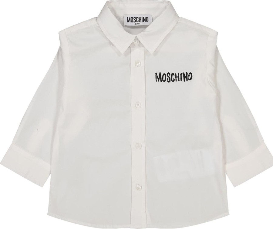 Kids Moschino Blouses | Moschino Moschino Baby Jongens Blouse Wit Wit