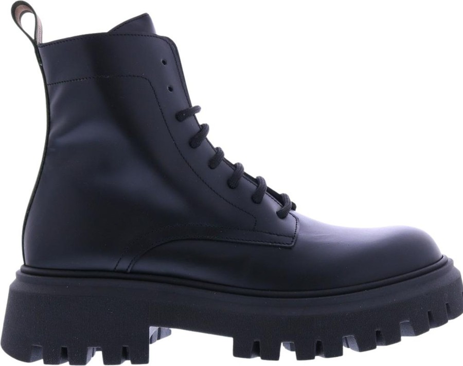 Kids Dsquared2 Laarzen | Dsquared2 Combat Ankle Boots Zwart