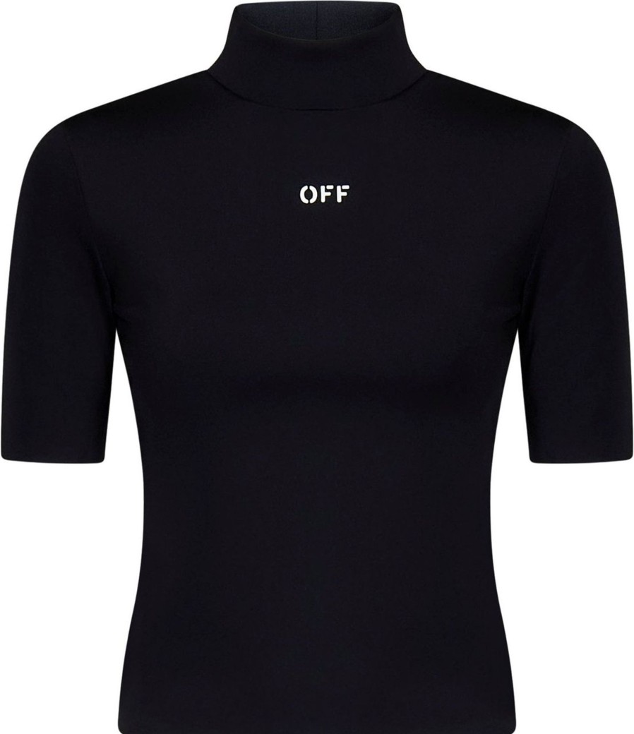 Dames OFF-WHITE | Off-White Off-White Top Black Zwart