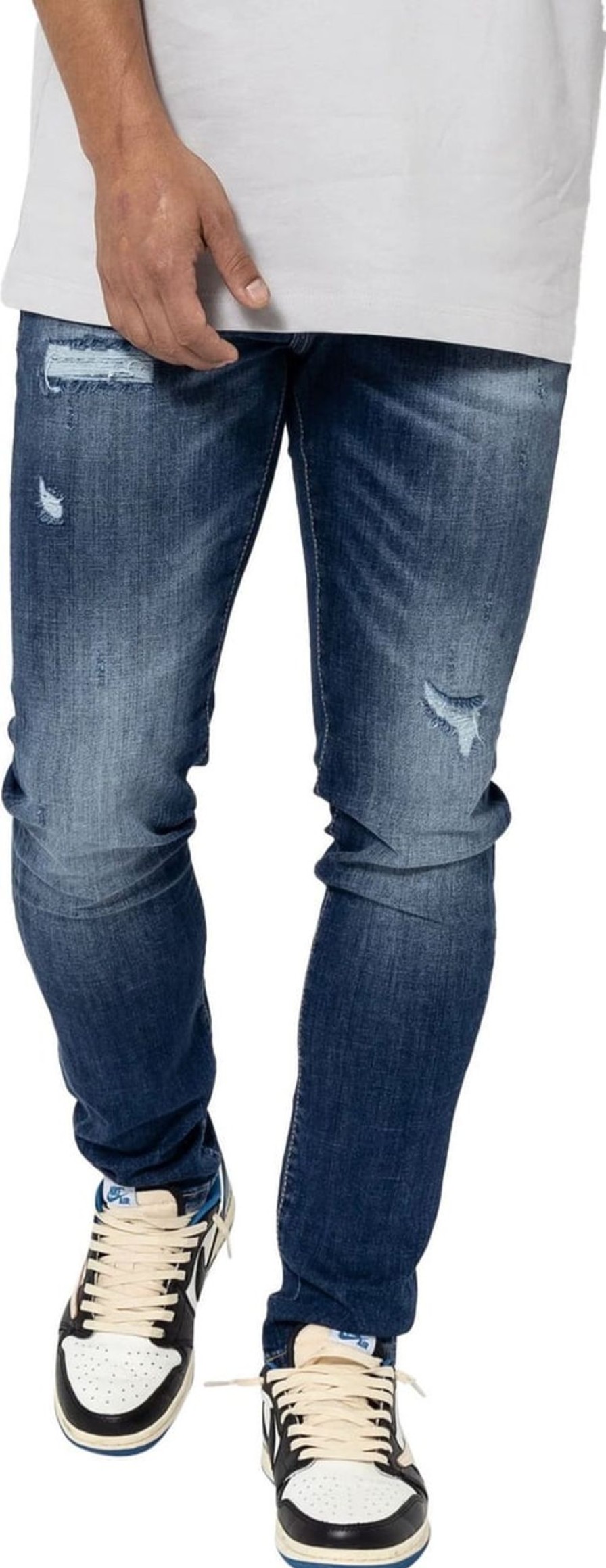 Heren XPLCT Studios | Xplct Studios Gem Jeans Blue Blauw