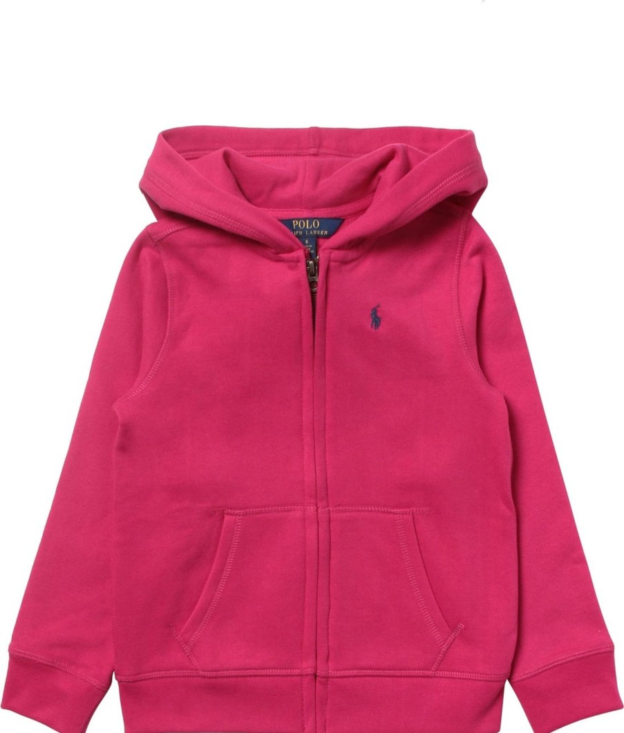 Kids Ralph Lauren Truien | Ralph Lauren Ralph Lauren Felpa Zip Capp Female Roze