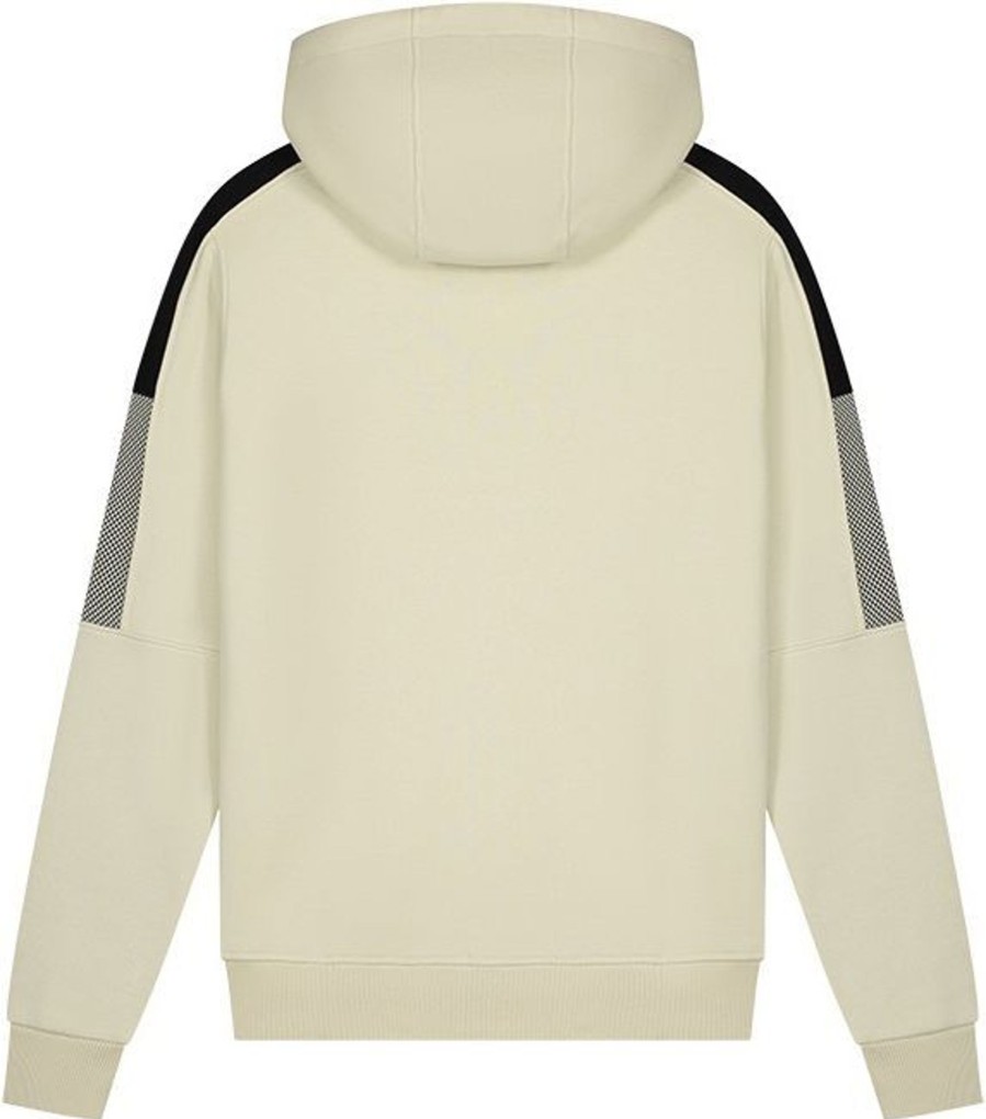 Heren Malelions | Malelions Sport Transfer Hoodie - Beige/Black Beige