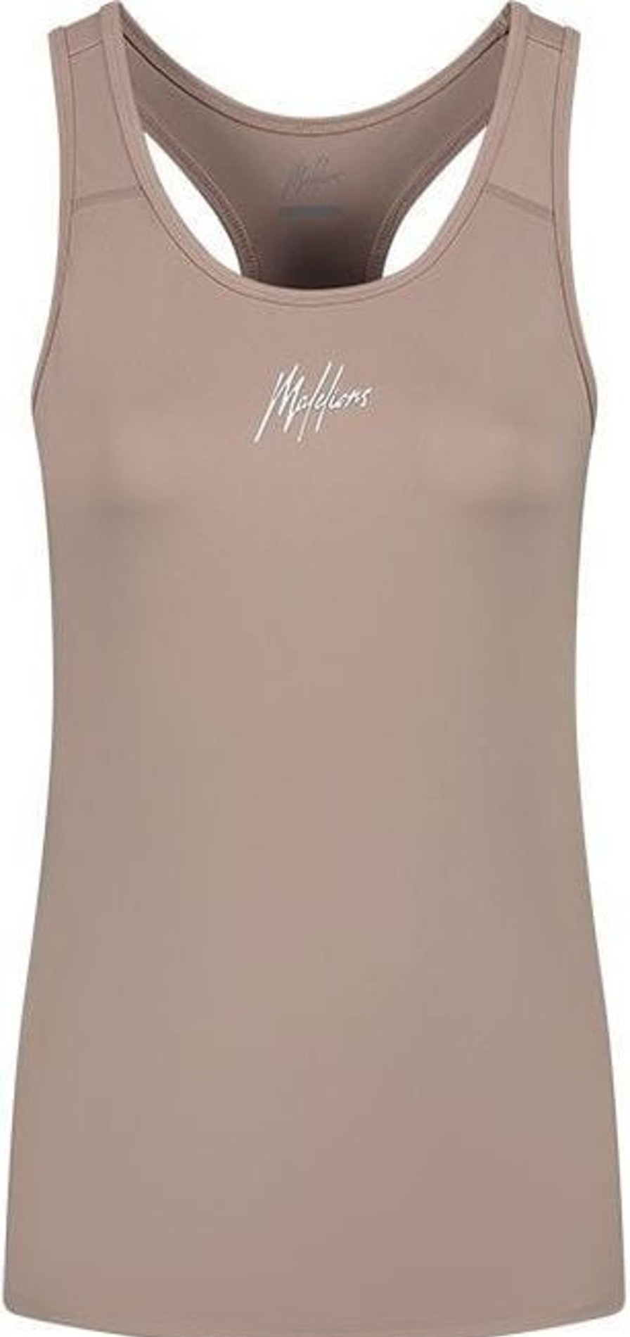 Dames Malelions | Malelions Women Sport Tanktop - Vanilla Beige