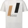 Kids Hugo Boss T-Shirts | Hugo Boss Boss Kinder Jongens T-Shirt Wit Wit