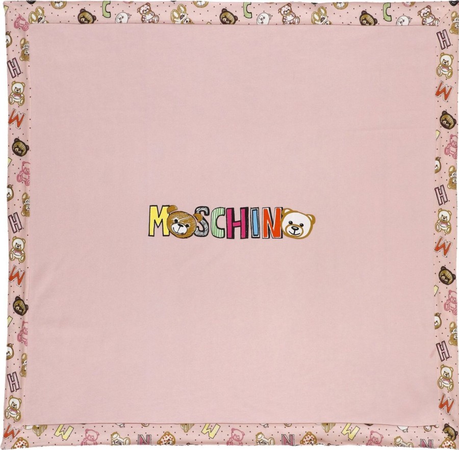 Kids Moschino Accessoires | Moschino Scarfs Pink Neutraal