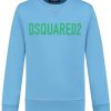 Kids Dsquared2 Truien | Dsquared2 Dsu Relax-Eco Felpa Blauw