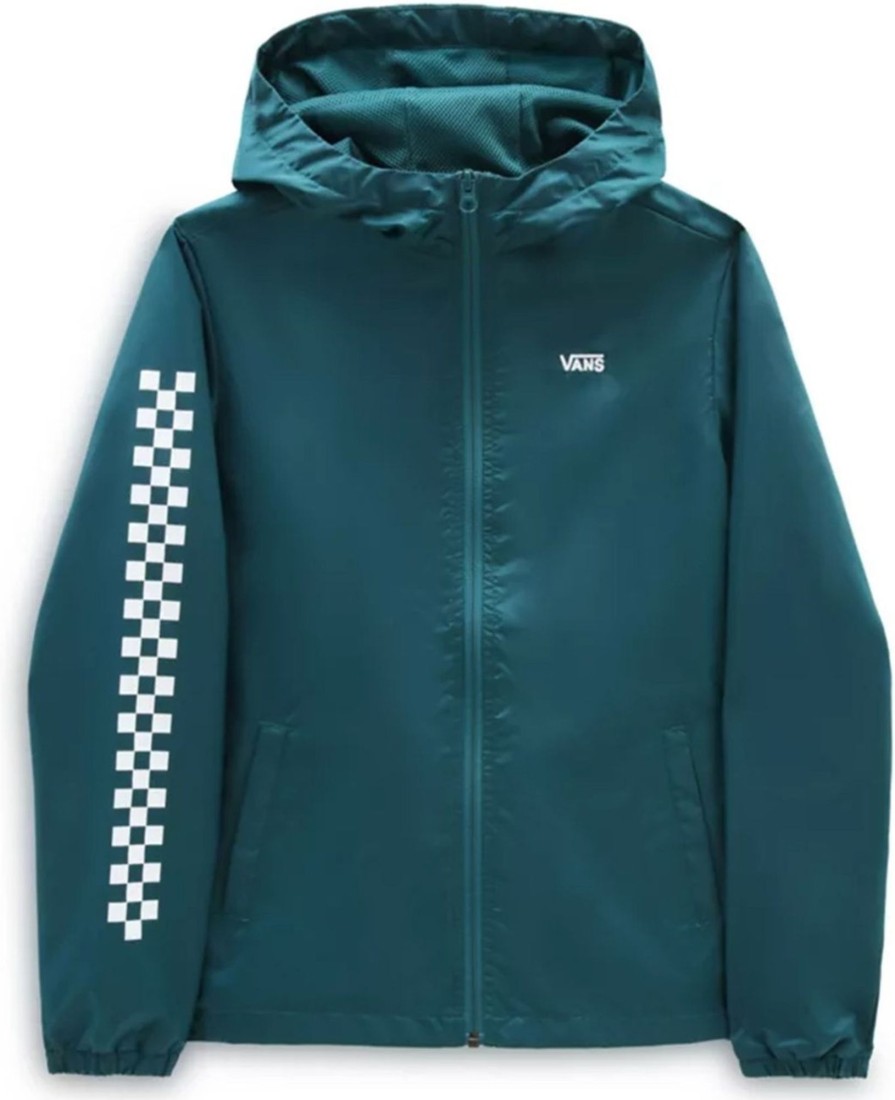 Kids Vans Jassen | Vans Jacket Kid Garnett Windbreaker Vn00002B60Q Groen