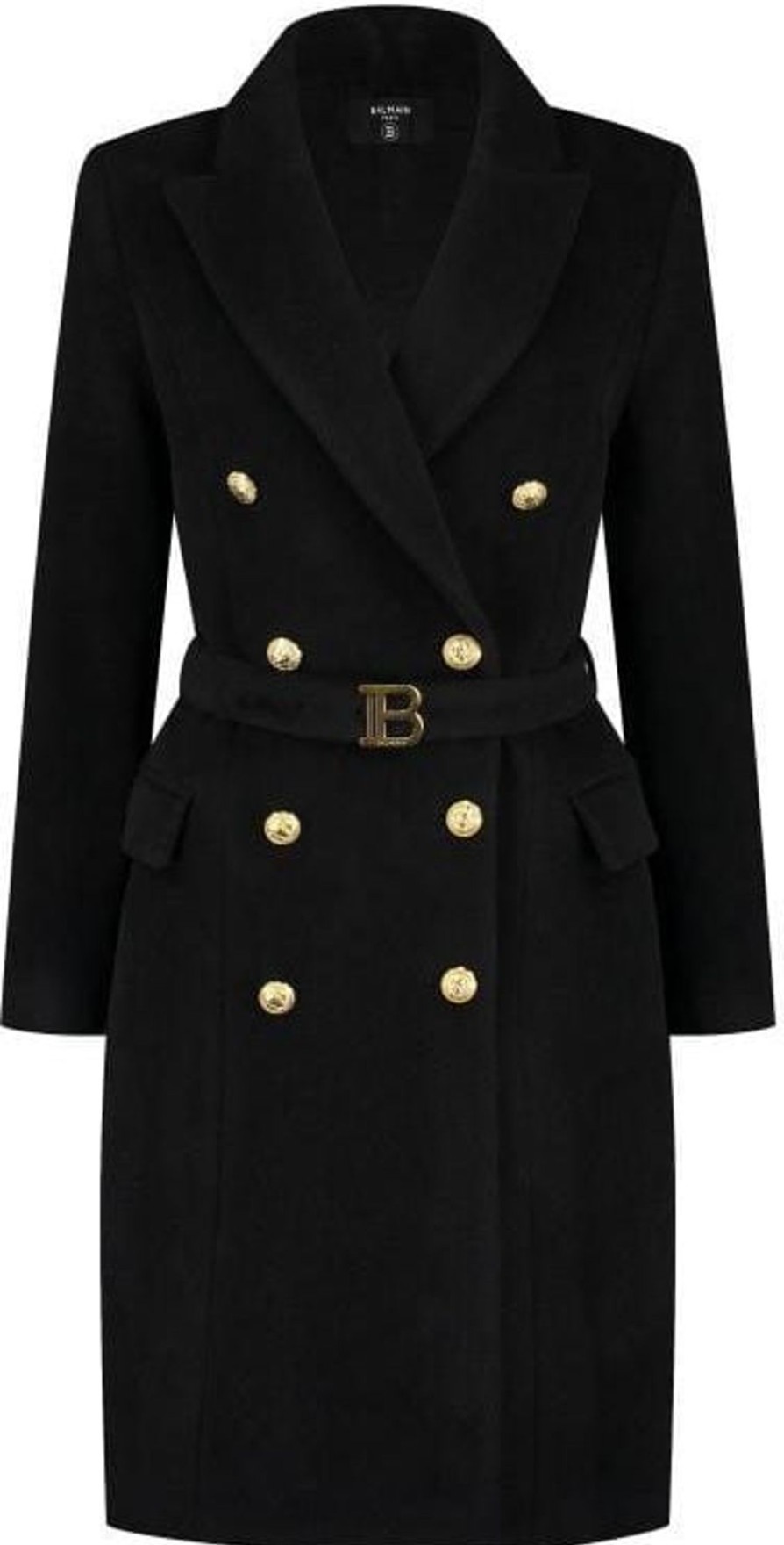 Kids Balmain Jassen | Balmain Coat Zwart