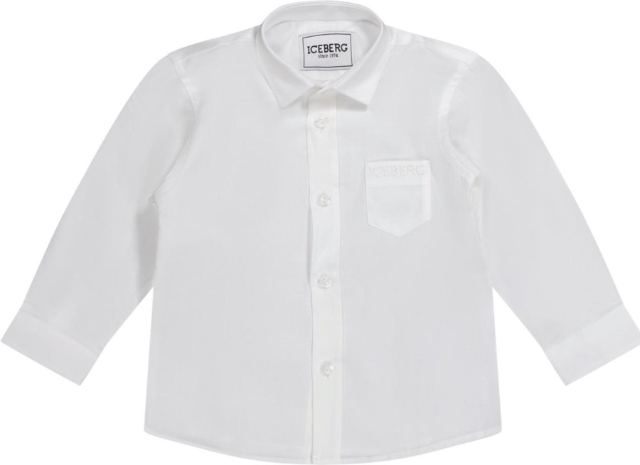 Kids Iceberg Blouses | Iceberg Iceberg Baby Jongens Blouse Wit Wit