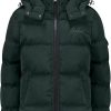 Kids Malelions Jassen | Malelions Patch Puffer Jacket - Dark Green Groen