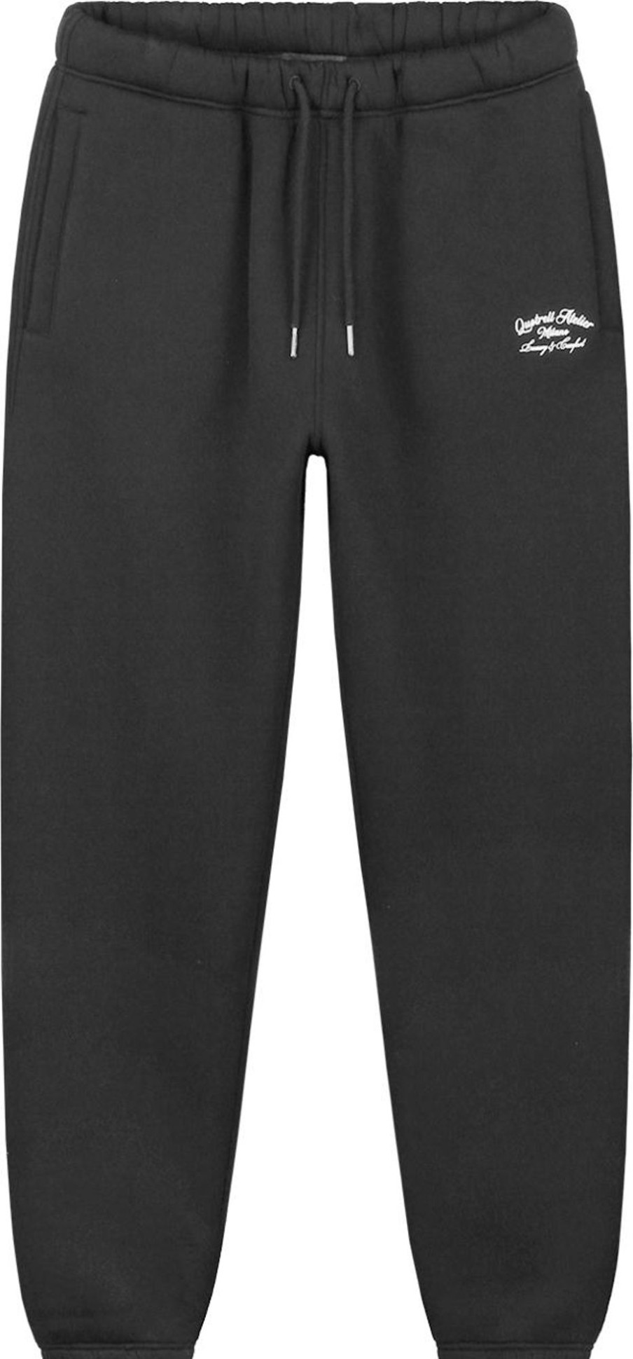 Heren Quotrell | Quotrell Atelier Milano Pants | Black/White Zwart