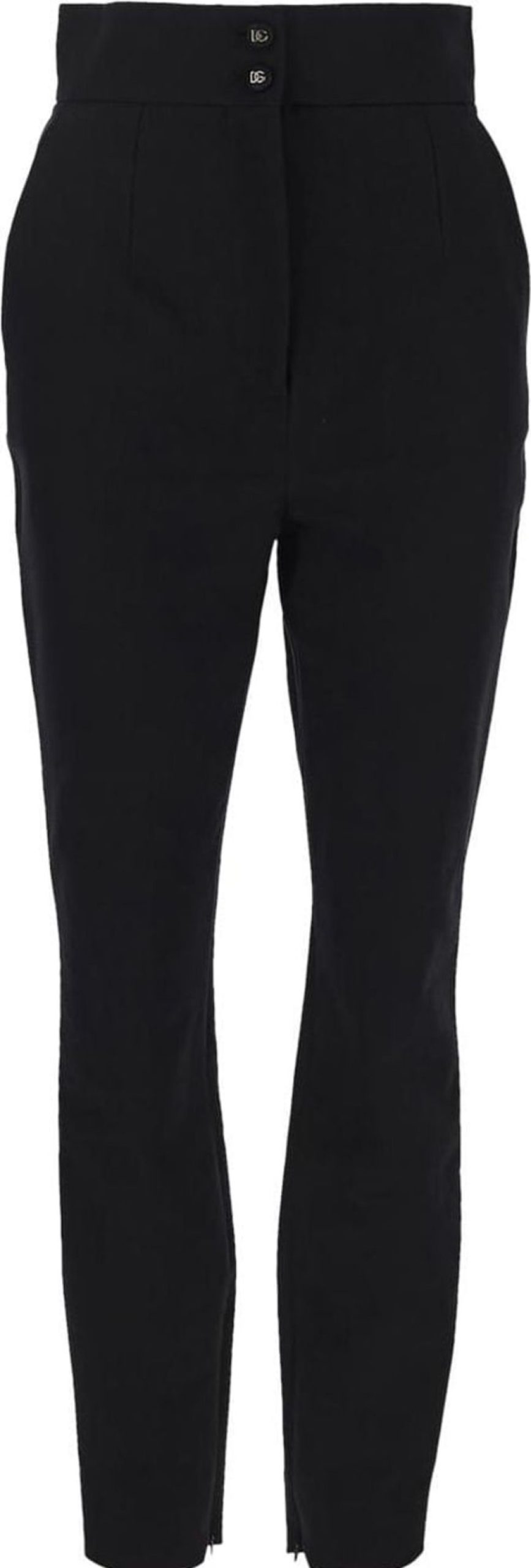 Dames Dolce & Gabbana | Dolce & Gabbana Trousers Zwart